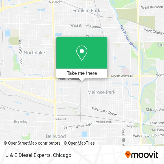 J & E Diesel Experts map
