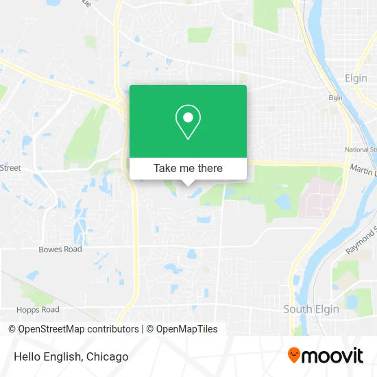 Hello English map