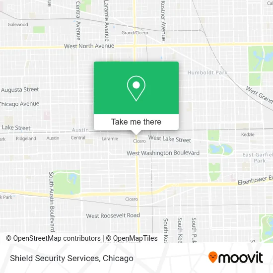 Shield Security Services map
