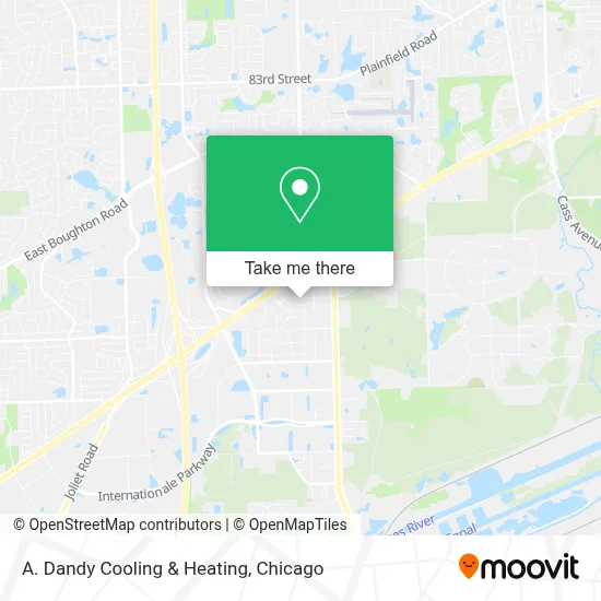 A. Dandy Cooling & Heating map