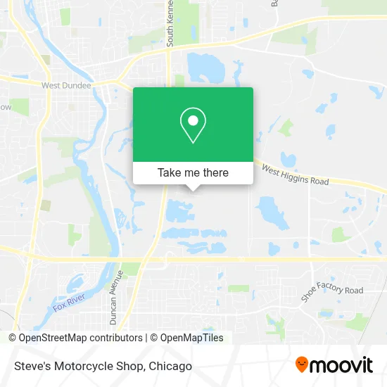Steve's Motorcycle Shop map