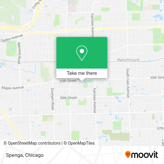 Spenga map