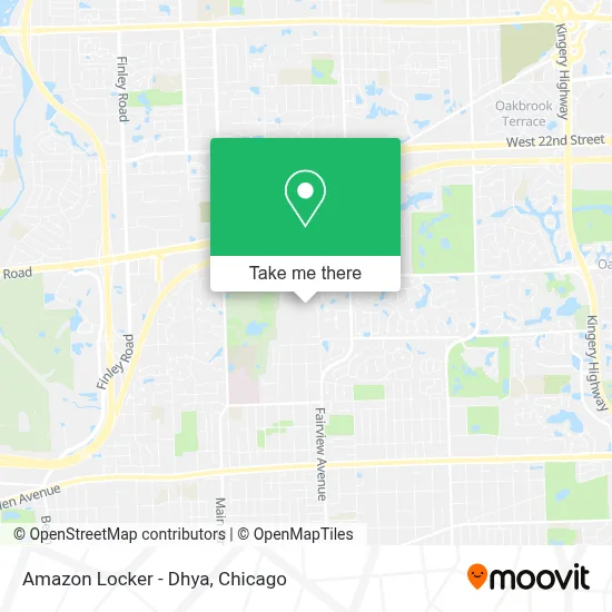 Amazon Locker - Dhya map