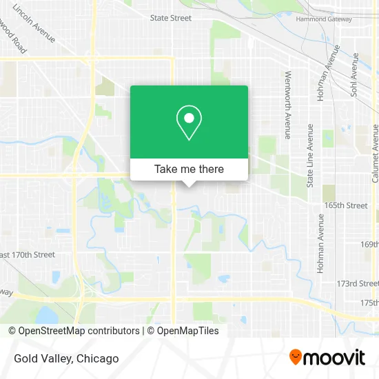 Gold Valley map
