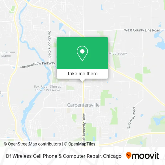 Df Wireless Cell Phone & Computer Repair map