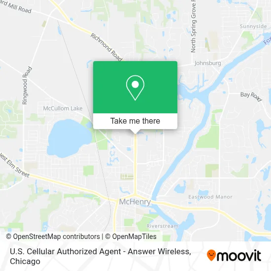 U.S. Cellular Authorized Agent - Answer Wireless map
