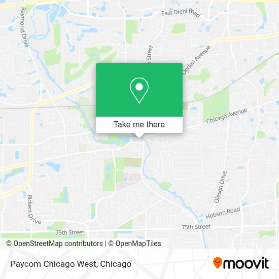 Paycom Chicago West map
