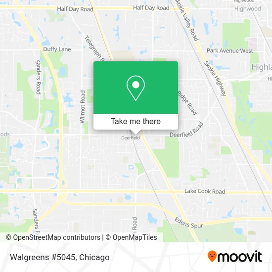 Walgreens #5045 map