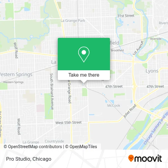 Pro Studio map