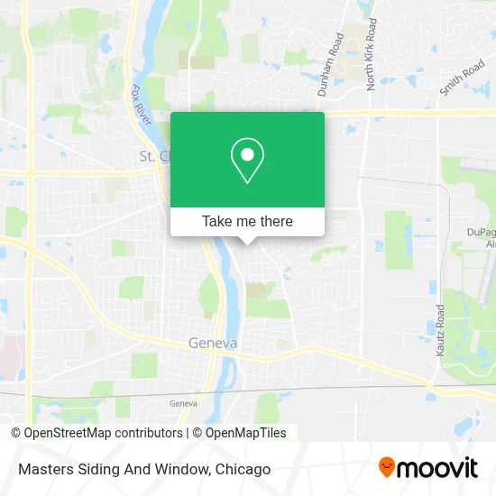 Masters Siding And Window map