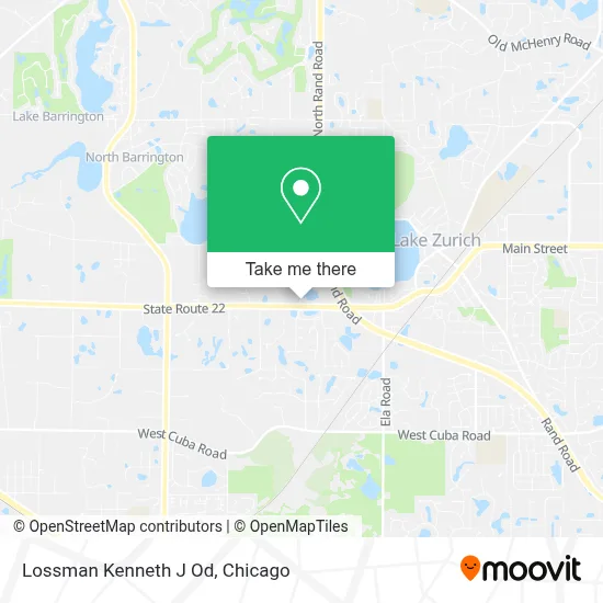 Lossman Kenneth J Od map
