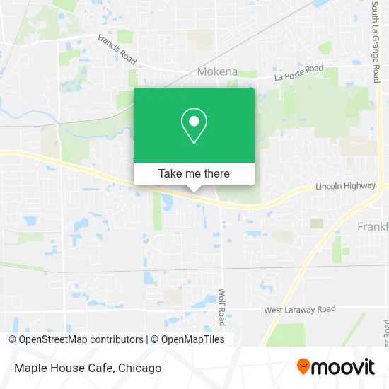 Maple House Cafe map