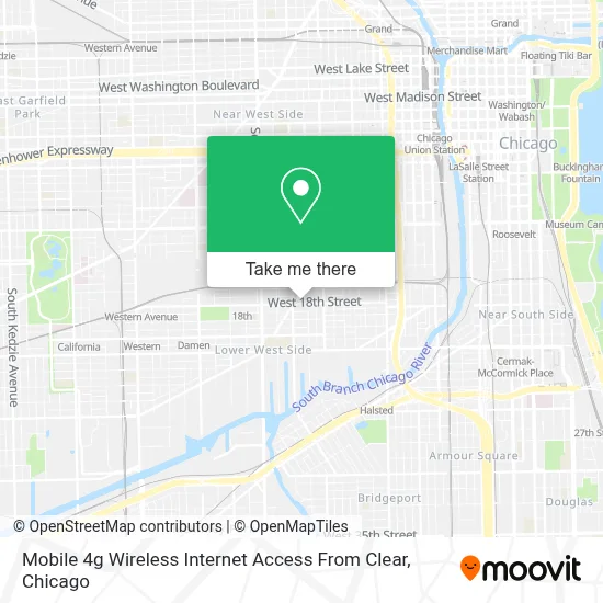 Mobile 4g Wireless Internet Access From Clear map