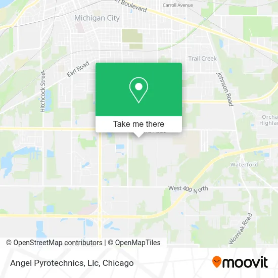 Angel Pyrotechnics, Llc map