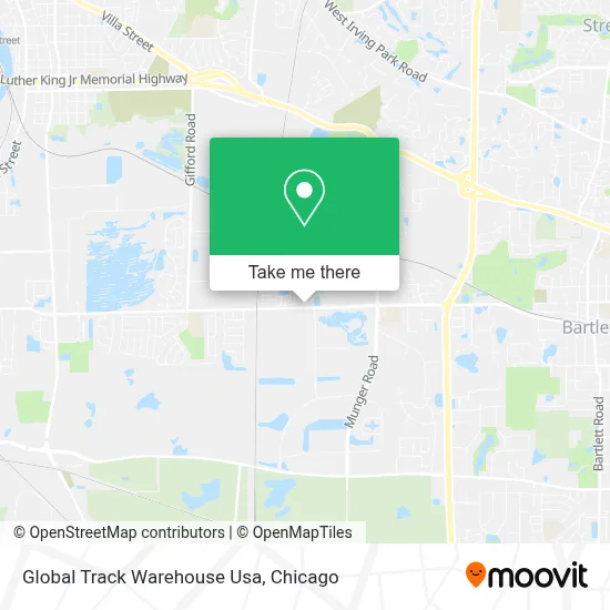 Global Track Warehouse Usa map