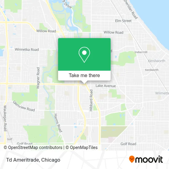 Td Ameritrade map