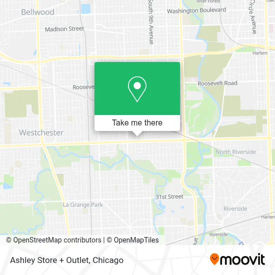 Ashley Store + Outlet map
