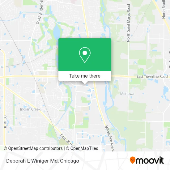 Deborah L Winiger Md map