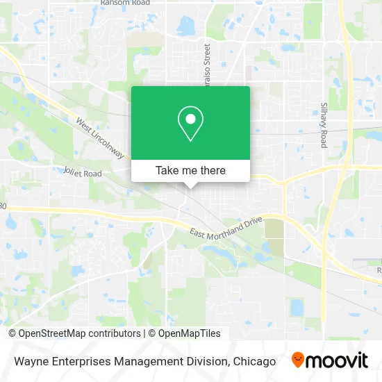 Wayne Enterprises Management Division map