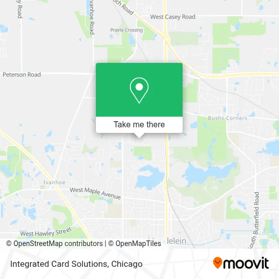 Integrated Card Solutions map