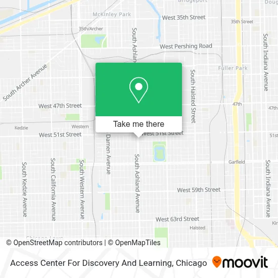Access Center For Discovery And Learning map