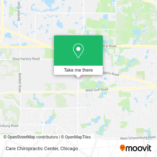 Care Chiropractic Center map