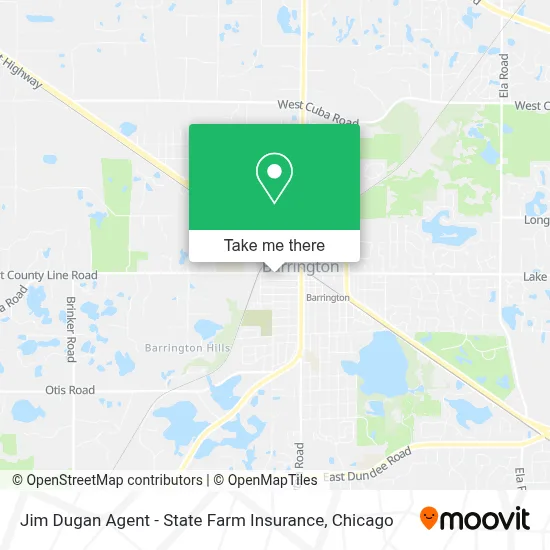 Jim Dugan Agent - State Farm Insurance map