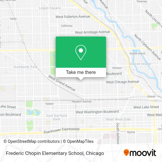 Frederic Chopin Elementary School map