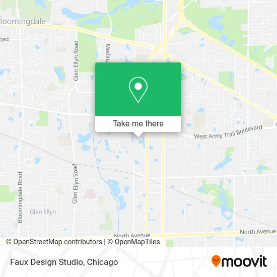 Faux Design Studio map