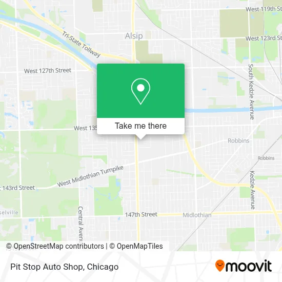 Pit Stop Auto Shop map