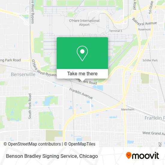 Benson Bradley Signing Service map