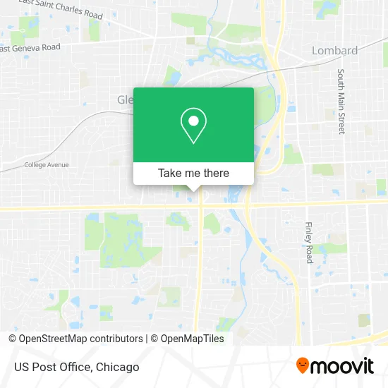 Us Post Office map