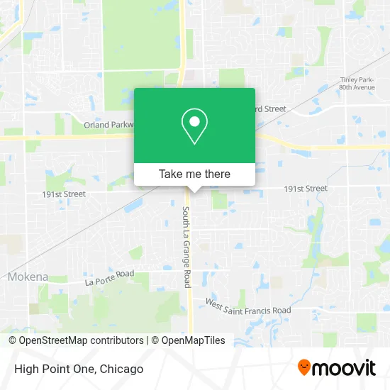 High Point One map