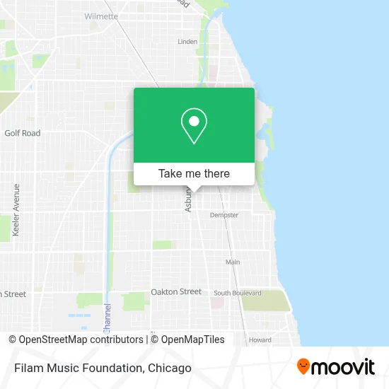 Filam Music Foundation map