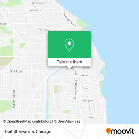 Beit Shawarma map