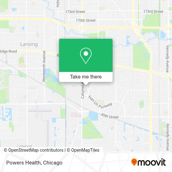 Powers Health map