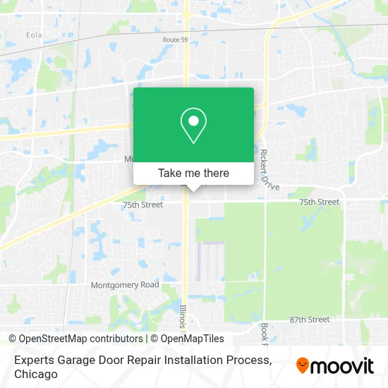 Experts Garage Door Repair Installation Process map