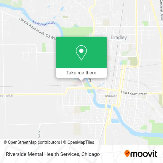 Riverside Mental Health Services map