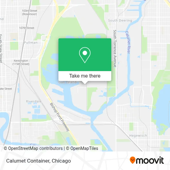 Calumet Container map