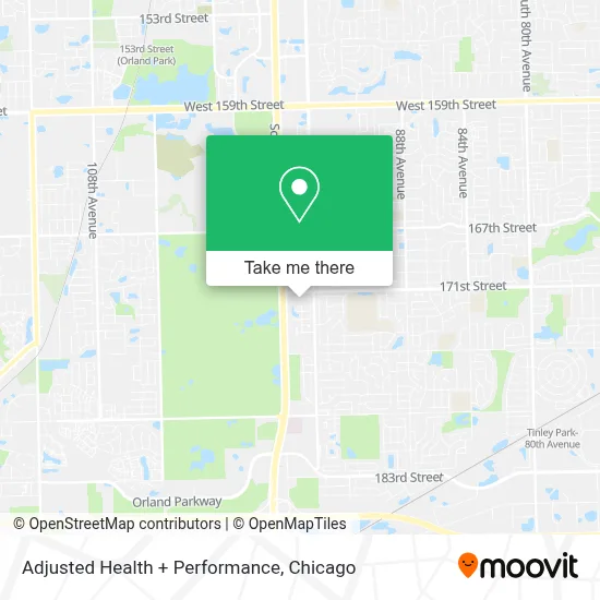 Adjusted Health + Performance map