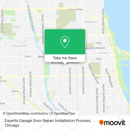 Experts Garage Door Repair Installation Process map