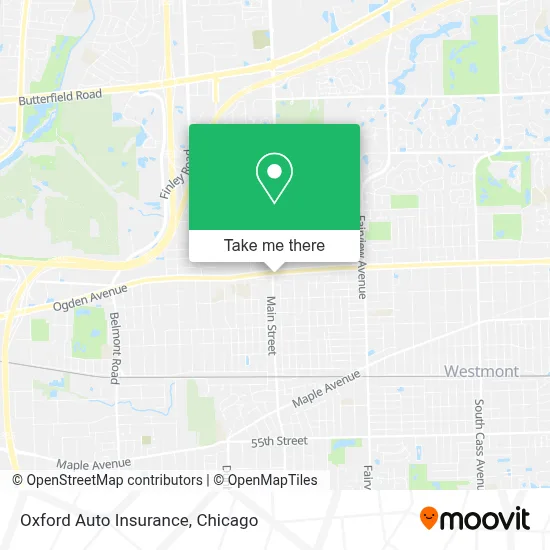 Oxford Auto Insurance map