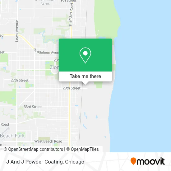 J And J Powder Coating map