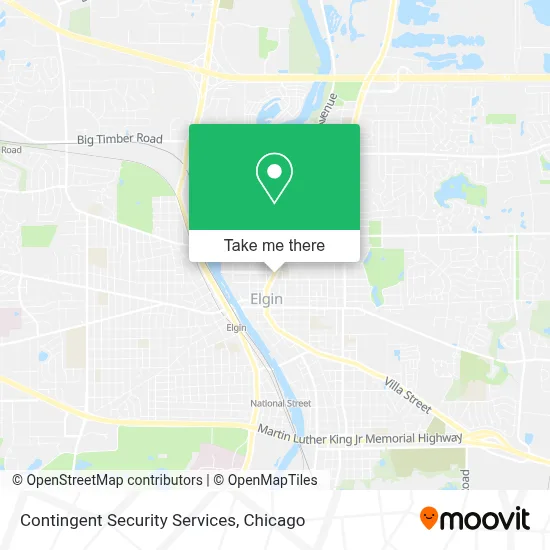 Contingent Security Services map
