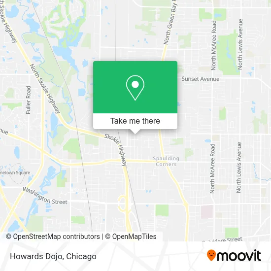 Howards Dojo map