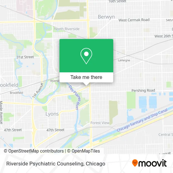 Riverside Psychiatric Counseling map