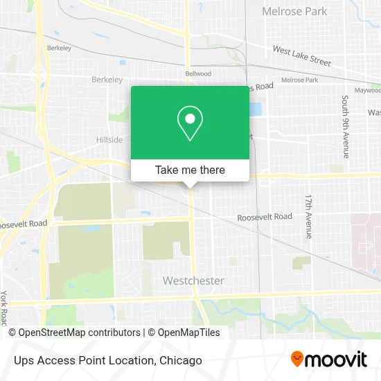 Ups Access Point Location map