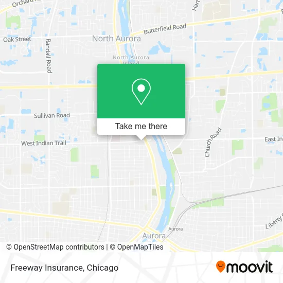 Freeway Insurance map