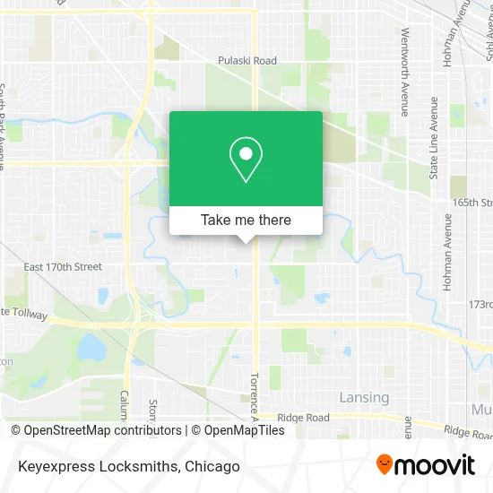 Keyexpress Locksmiths map
