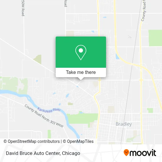 David Bruce Auto Center map